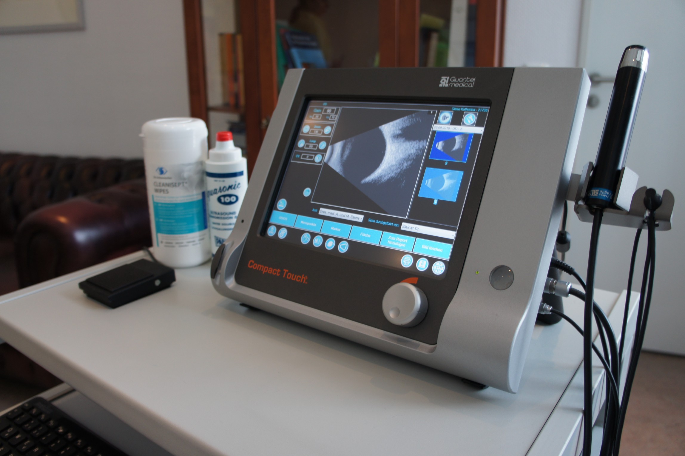 Ultraschallsonde für die Augenheilkunde