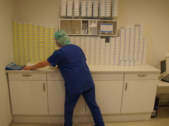 Vorbereitung auf eine ambulante Kataraktoperation